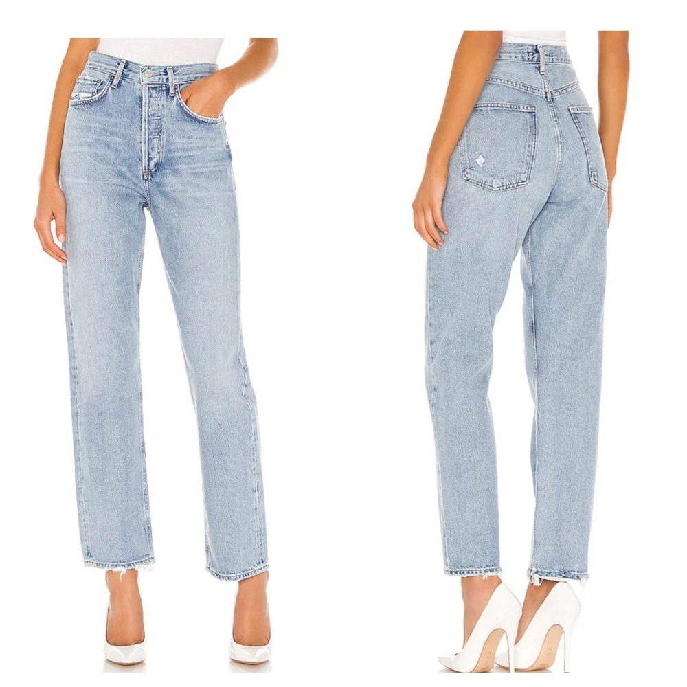 Agolde 90's Mid Rise Loose Fit Jean in Snapshot Size 27